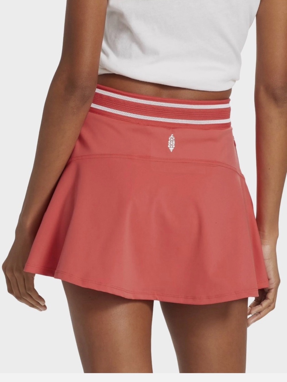 FREE PEOPLE FP Movement Round Robin Skort Skirt Red Cayenne size XS